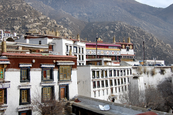 Drepung Monastery in Lhasa, Tibet